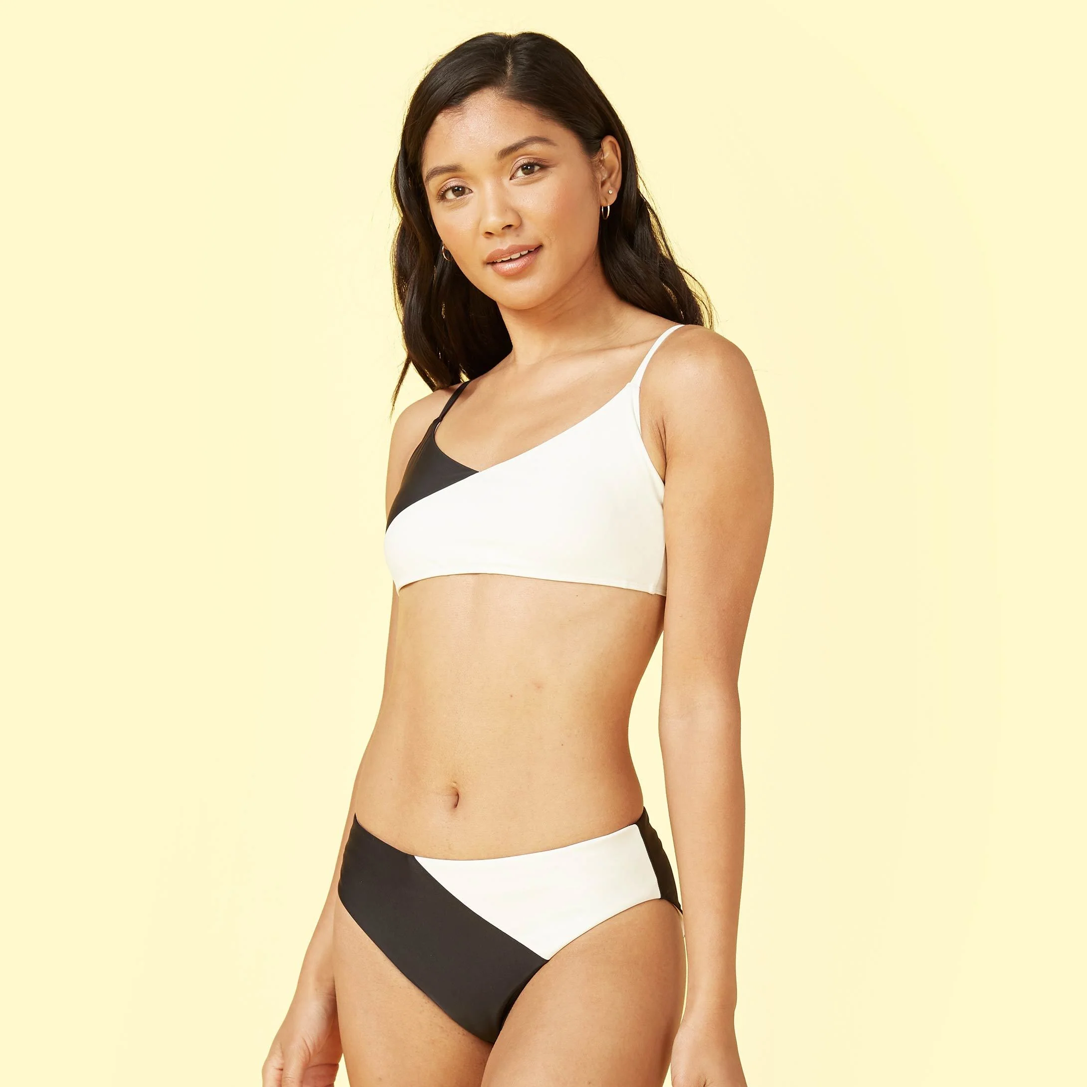 The Marina Bikini Top - Sea Urchin & White Sand - Image 2