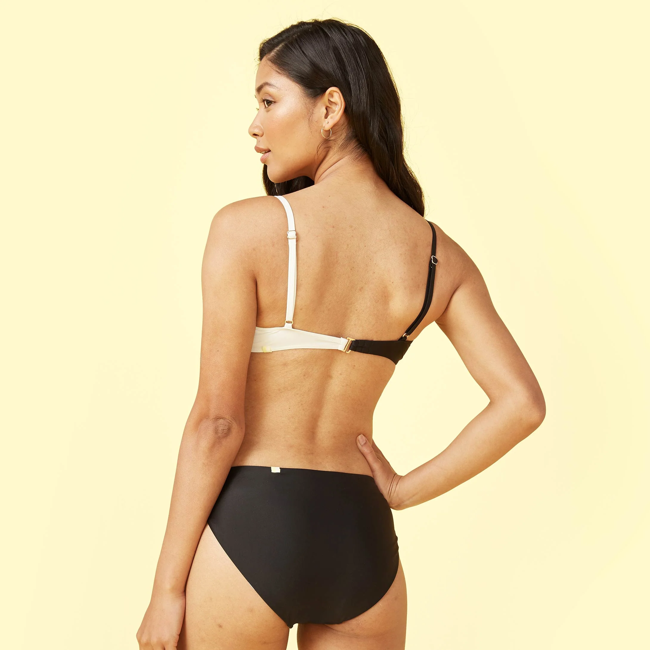 The Marina Bikini Top - Sea Urchin & White Sand - Image 3