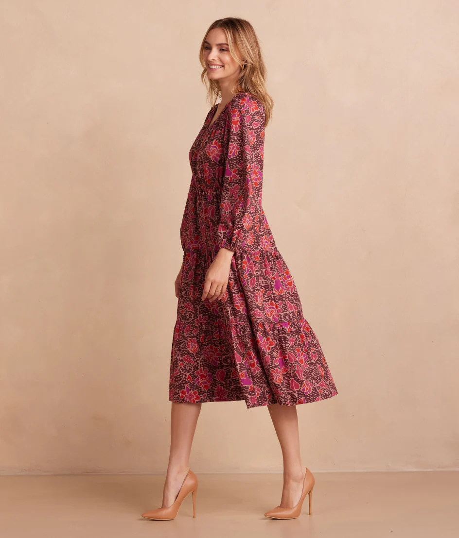 The Countryside Poplin Button Down Midi Dress - Main - Image 2