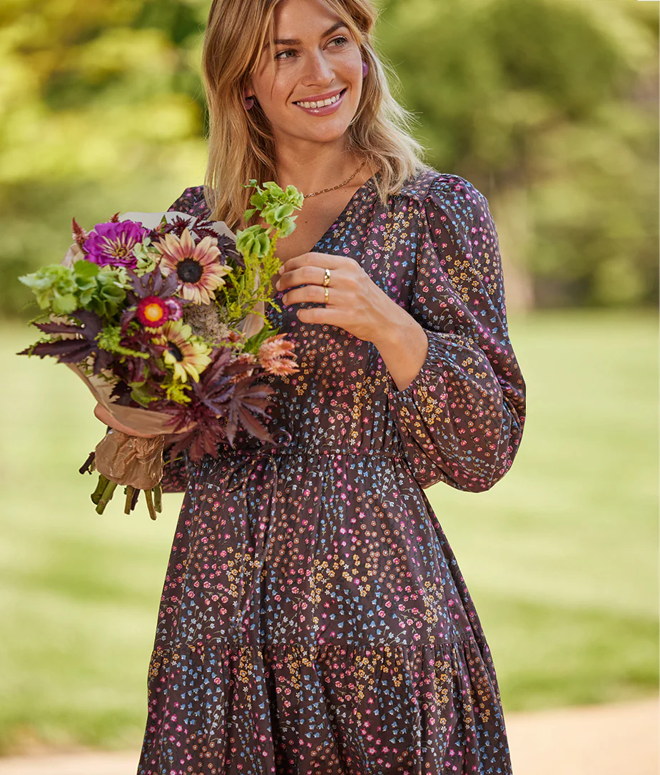 The Countryside Poplin Button Down Midi Dress - Main - Image 3