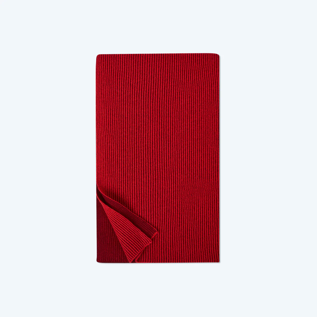 The Coziest Cashmere Blend Ribbed Scarf - Pinot & Lava - Image 2