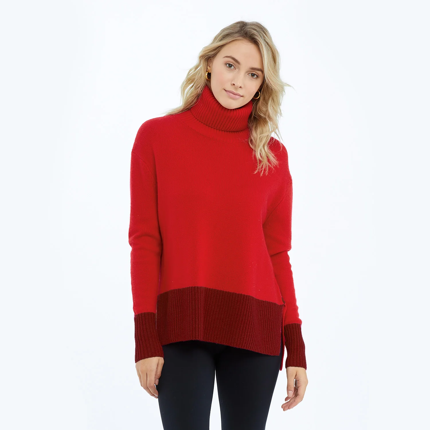 The Coziest Cashmere Blend Turtleneck - Main - Image 2