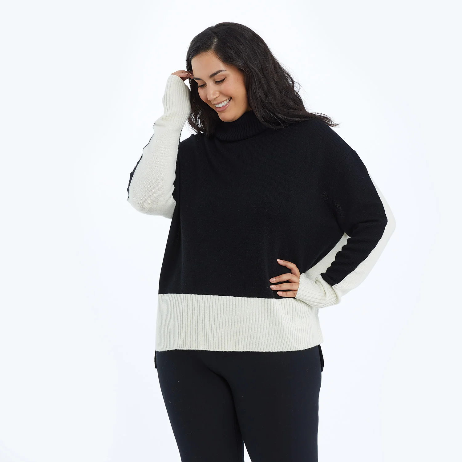 The Coziest Cashmere Blend Turtleneck - Main - Image 4