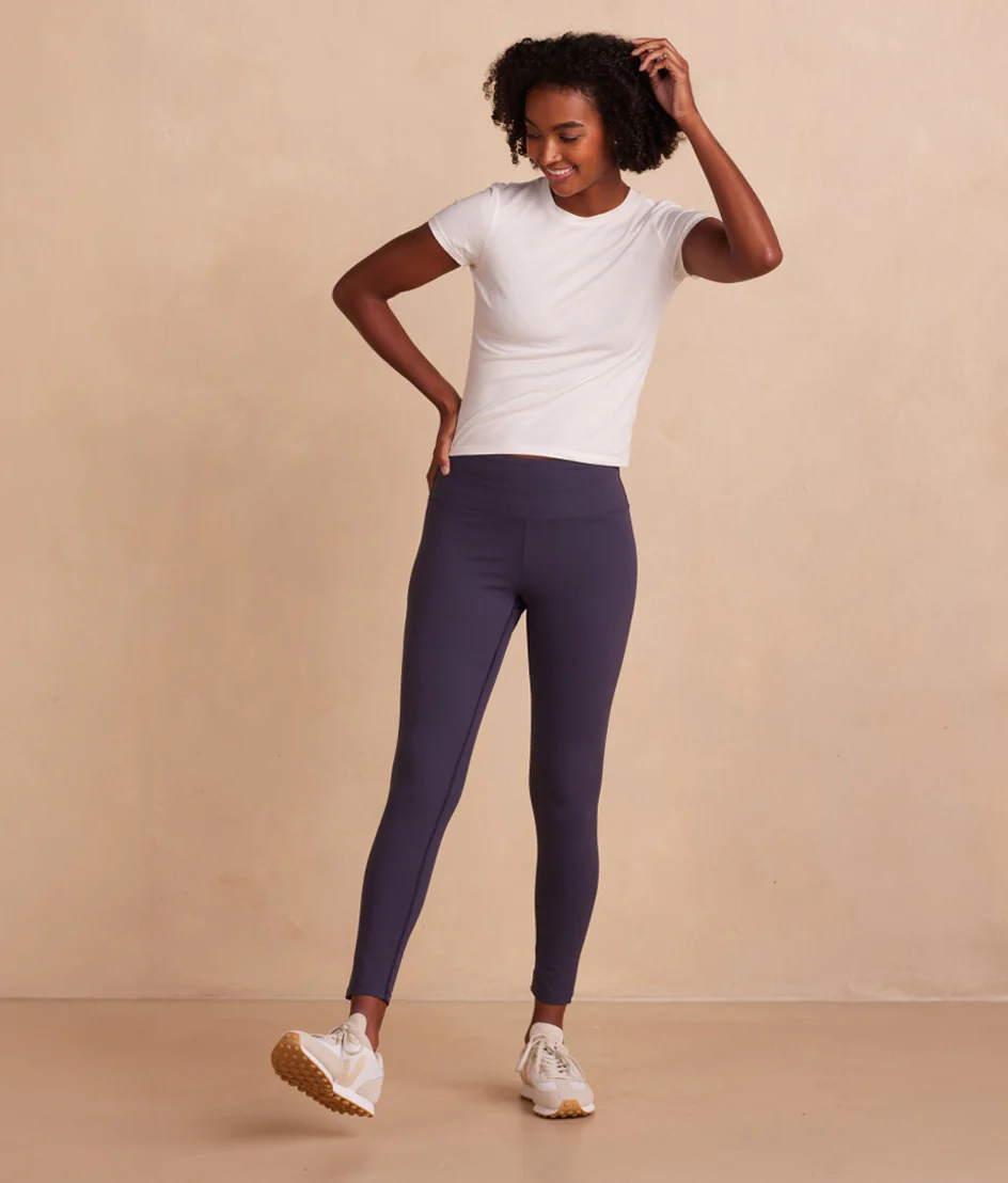 The Coziest High Rise Full Length Leggings - Midnight - Image 2