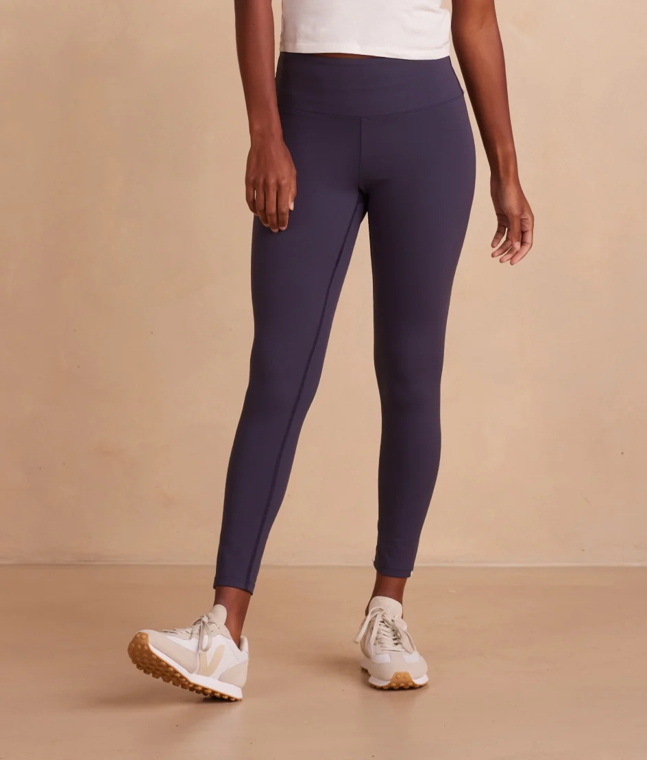 The Coziest High Rise Full Length Leggings - Midnight - Image 5