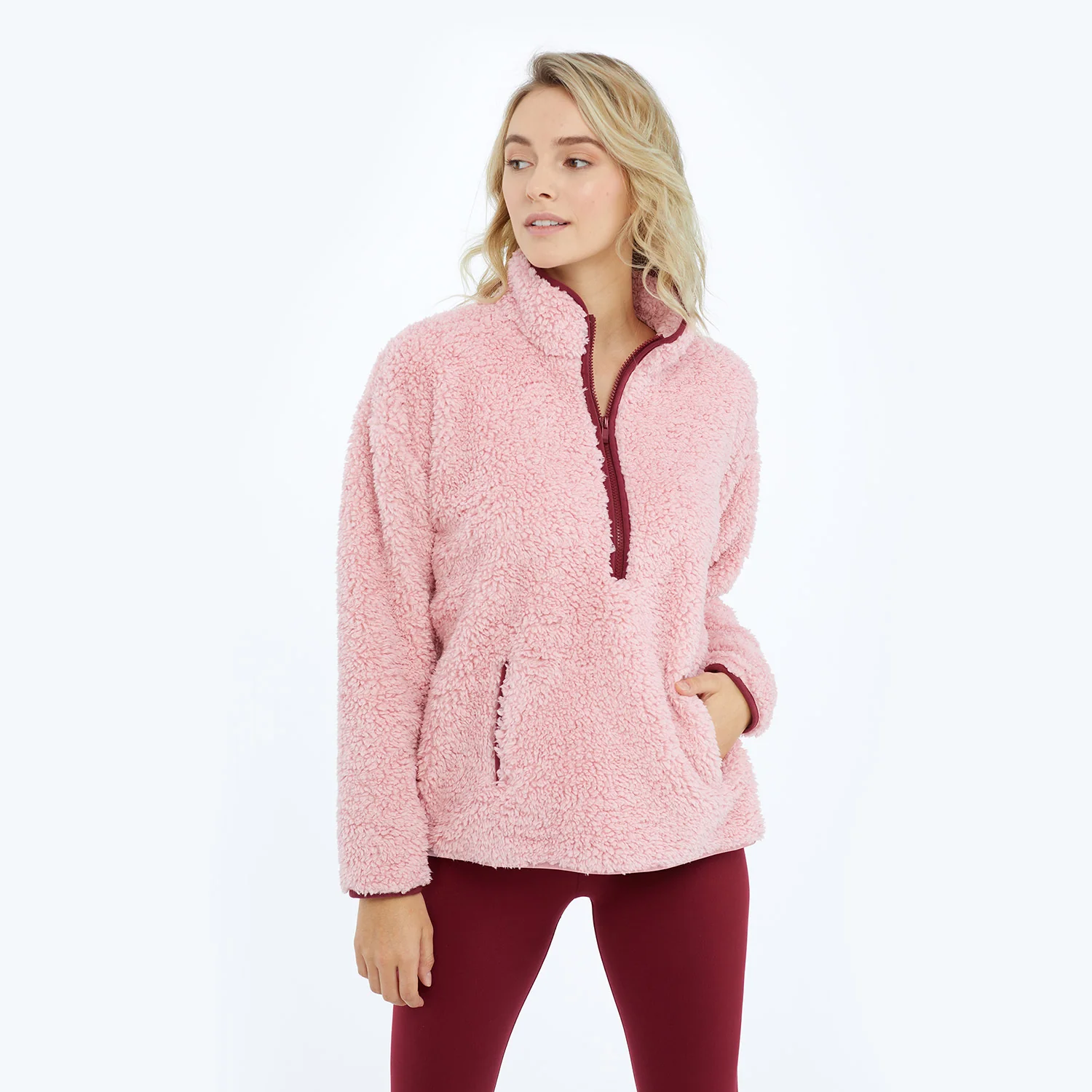 The Cozy High Pile Eco Fleece Half-Zip - Main - Image 7