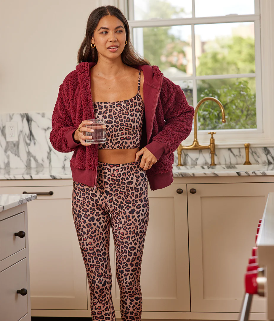 The Do-It-All High Rise 7/8 Leggings - Terracotta Leopard - Image 6
