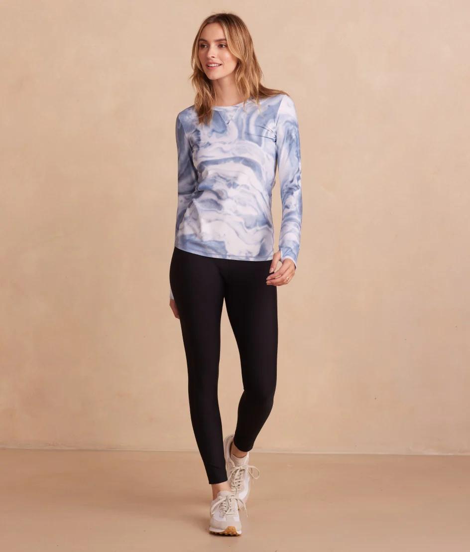 The Long Sleeve Pullover - Slate Marble - Image 2