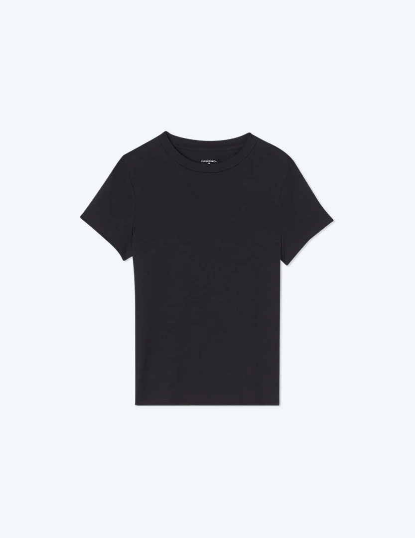 The Luxe Pima Fitted Tee - Main - Image 2