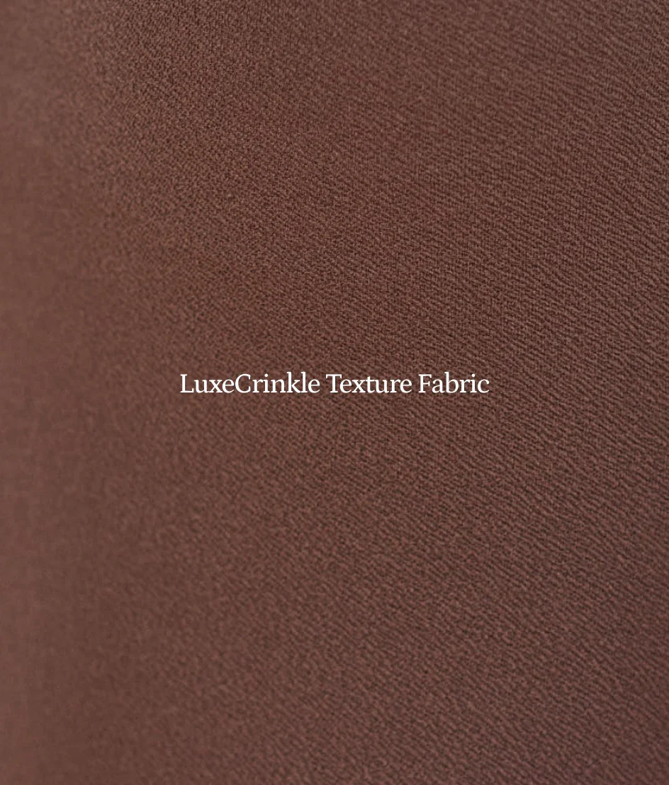 The LuxeCrinkle Tide Bikini Top - Mocha - Image 6