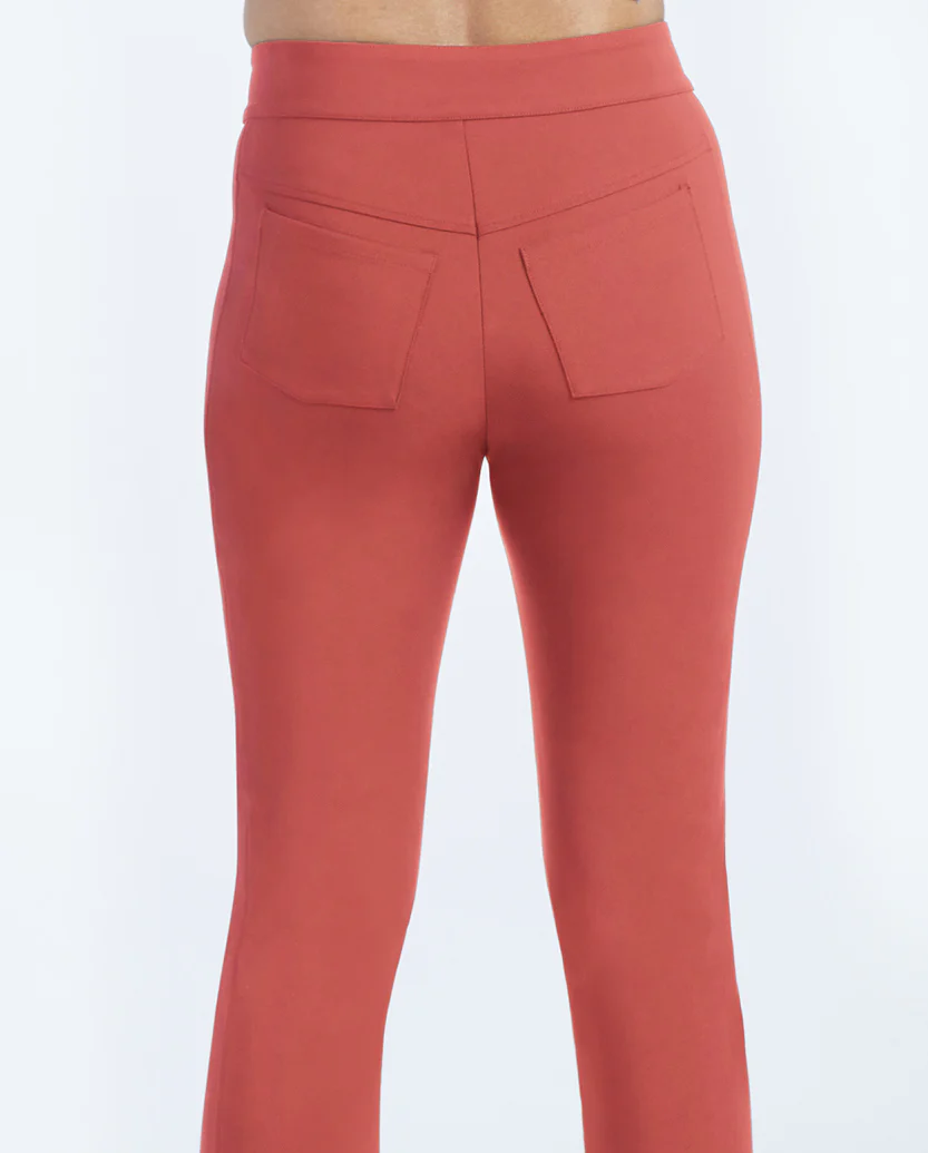 The Multitasking Slit Front Ankle Pant - Terracotta - Image 5
