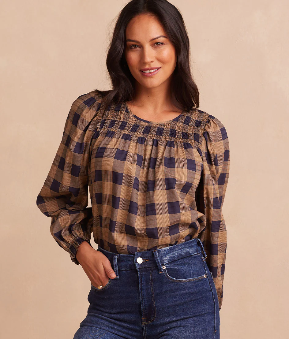 The Perfect Smocked Cotton Top - Main