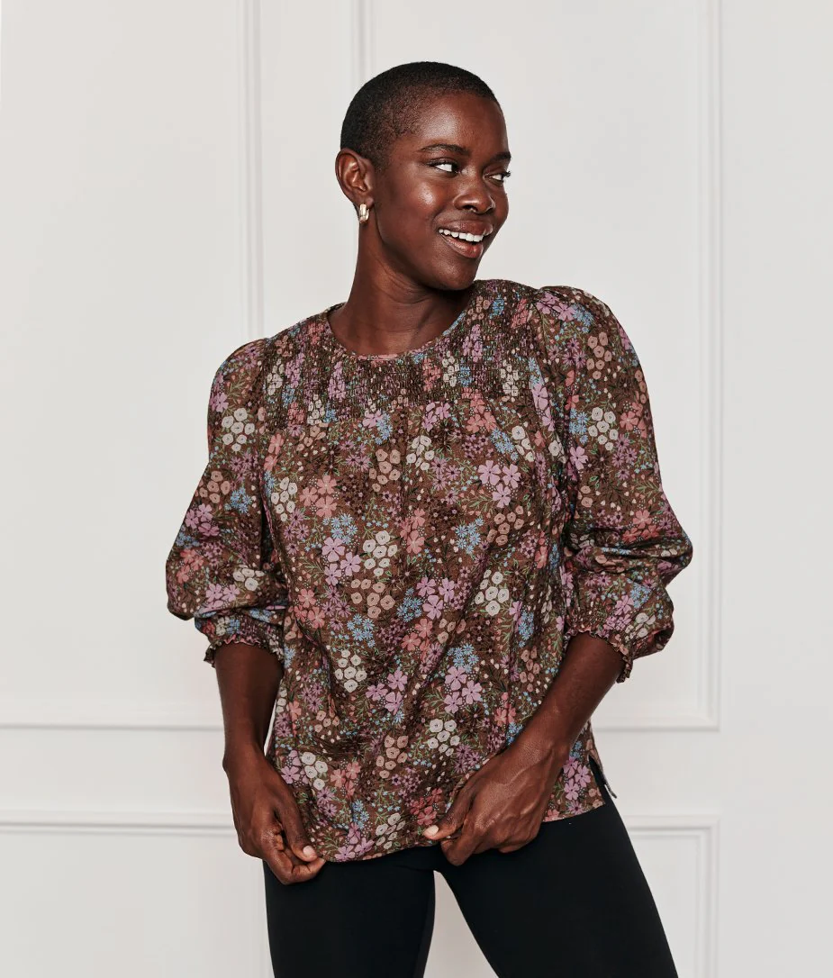 The Perfect Smocked Cotton Top - Main - Image 3