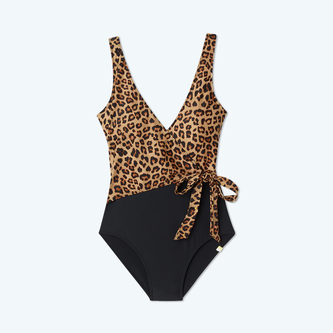 The Perfect Wrap One-Piece - Leopard - Image 6