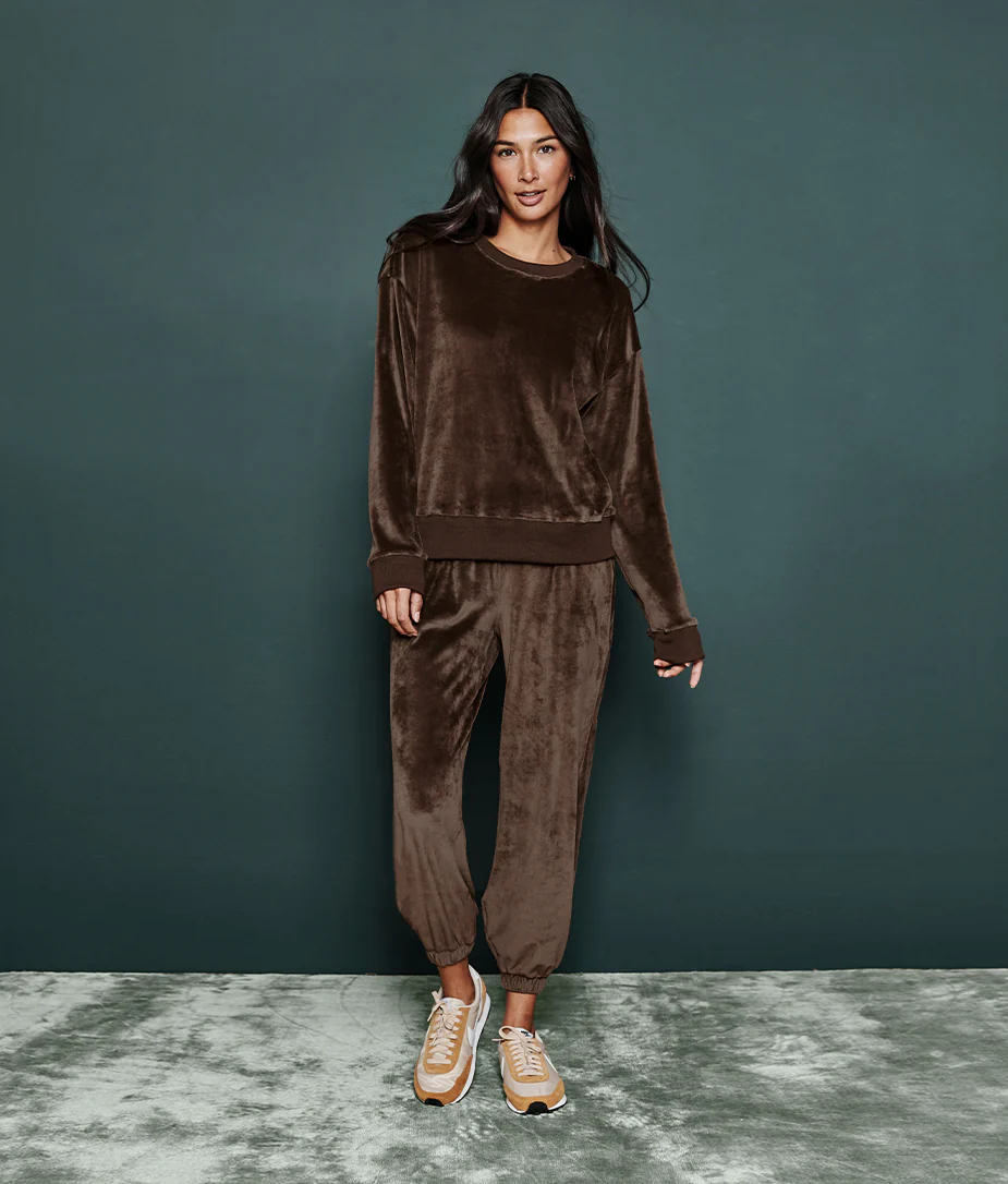 The Plush Velour Jogger - Main - Image 4