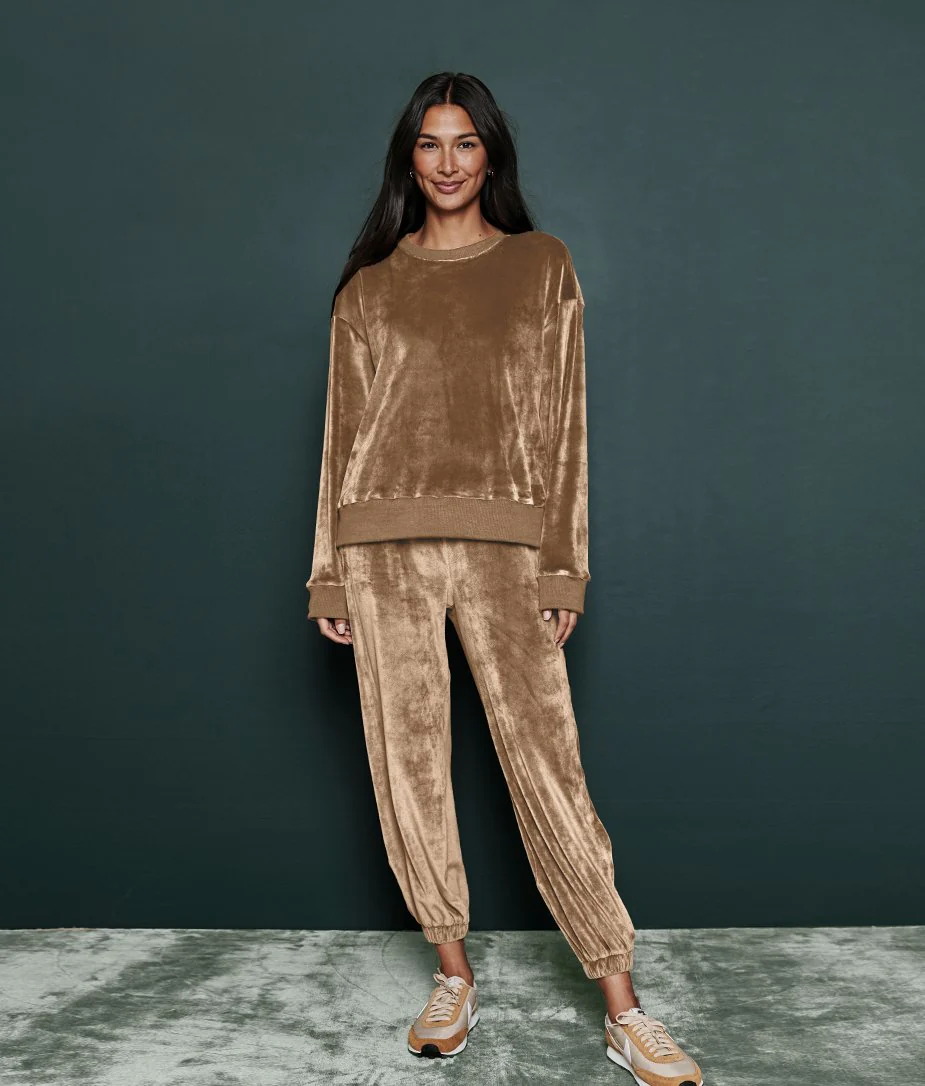 The Plush Velour Jogger - Main - Image 5