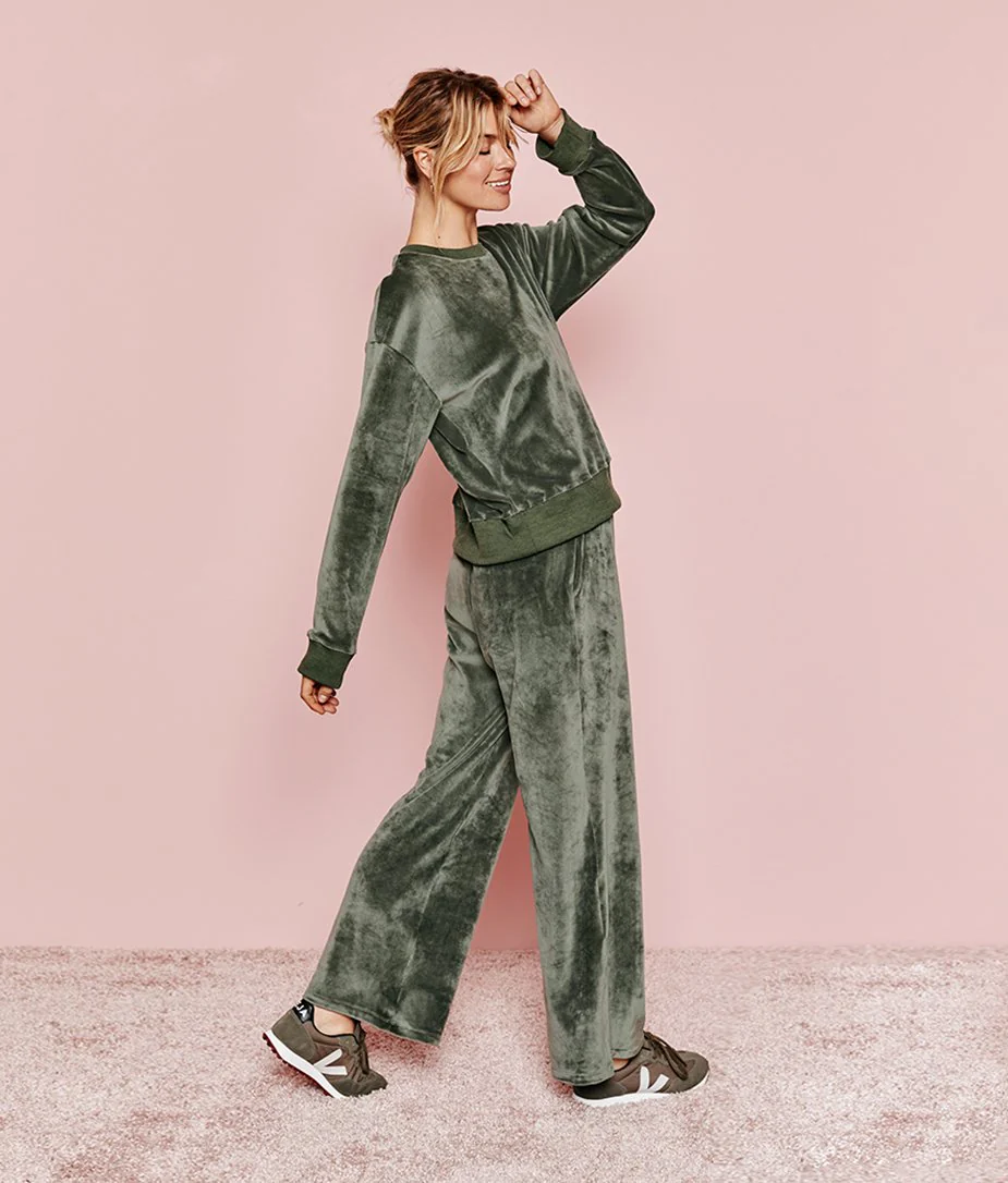 The Plush Velour Lounge Pant - Main - Image 2
