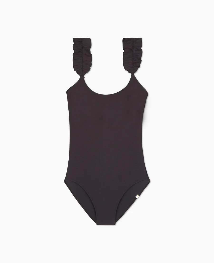 The RippleRib Ruffle One-Piece - Sea Urchin - Image 3