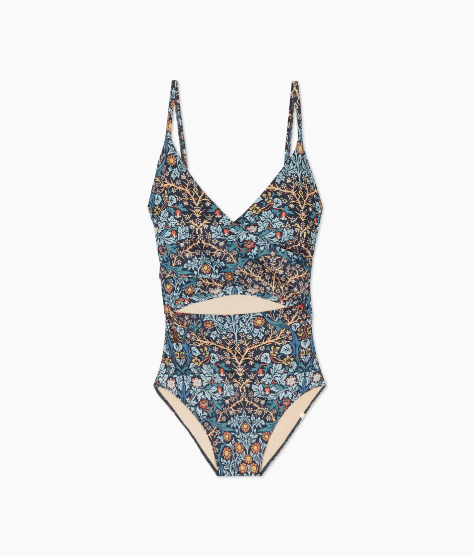 The Sea Breeze Cutout One-Piece - Blackthorn in Midnight - Image 4