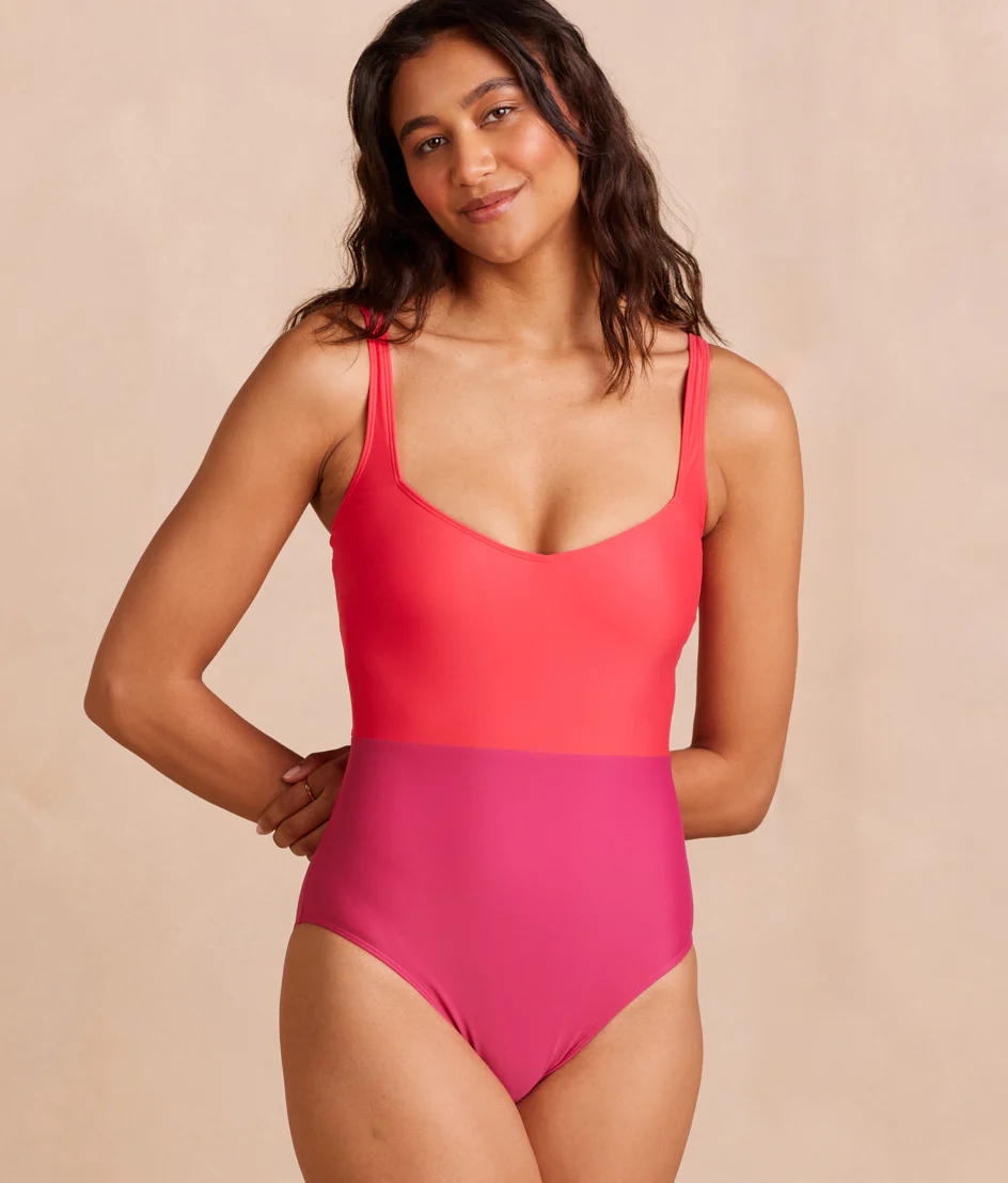 The Seascape Sweetheart One Piece - Summer Berry & Spritz - Image 2