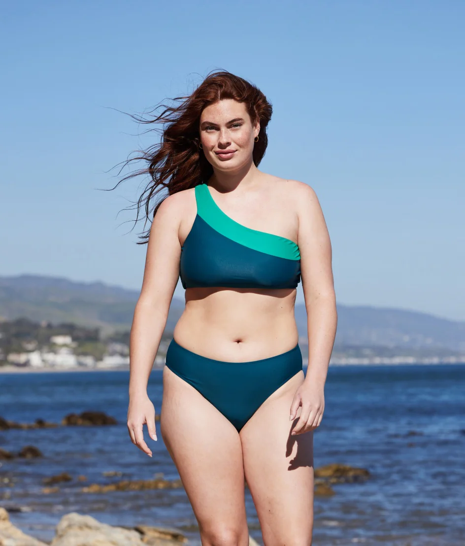 The Sidestroke Bikini Top - Seaglass & Seaweed - Image 4