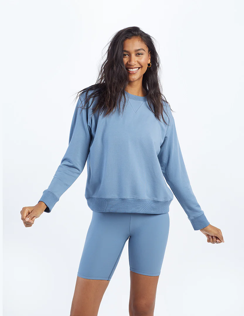 The Softest French Terry Relaxed Crew - Main - Image 11