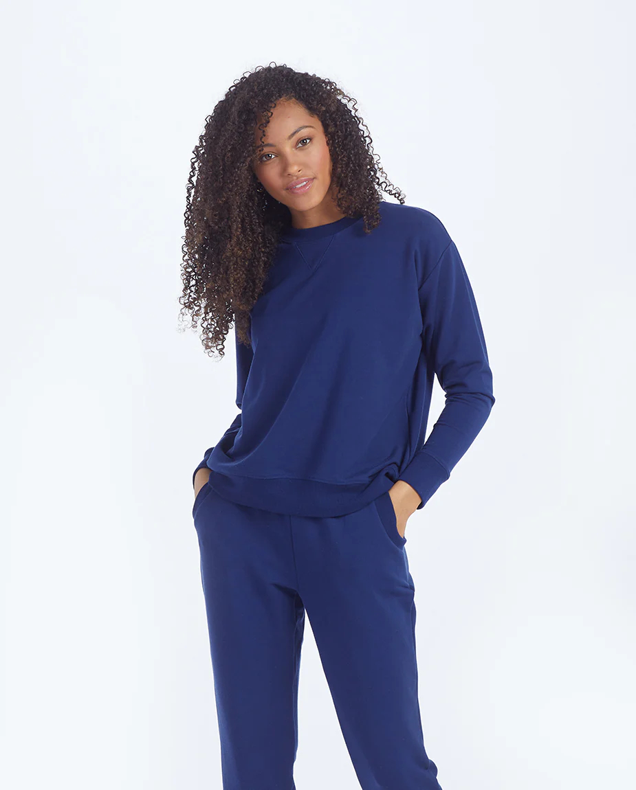 The Softest French Terry Relaxed Crew - Main - Image 9