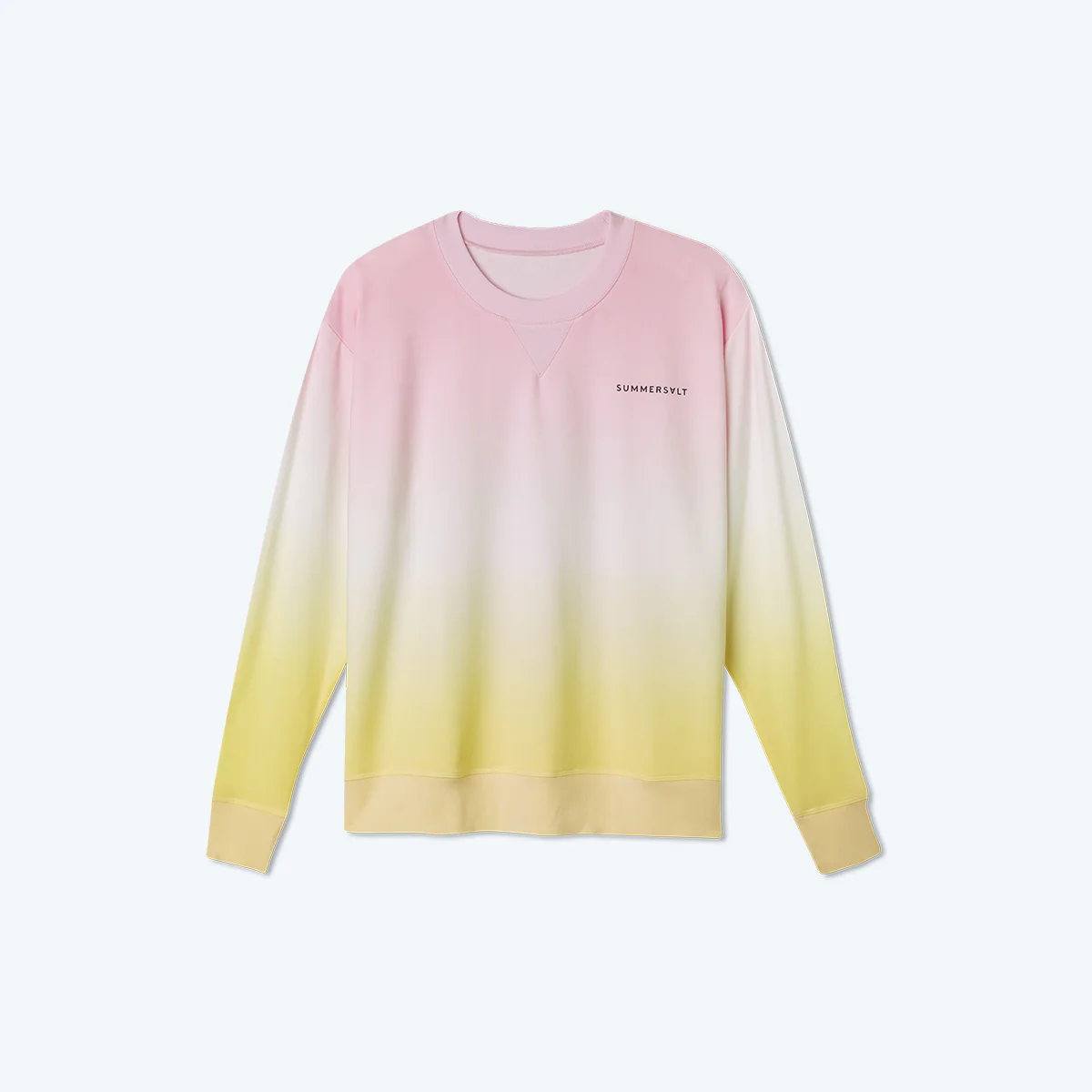 The Softest French Terry Relaxed Crew - Ombre
