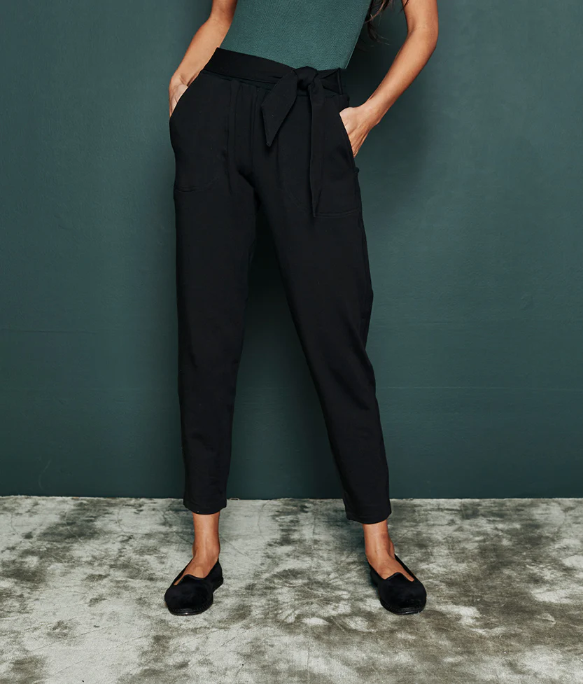 The Softest French Terry Tie-Waist Pant - Main - Image 2