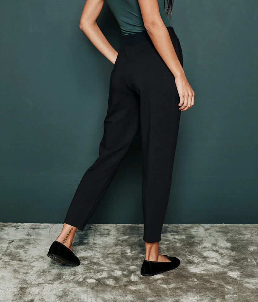 The Softest French Terry Tie-Waist Pant - Main - Image 3