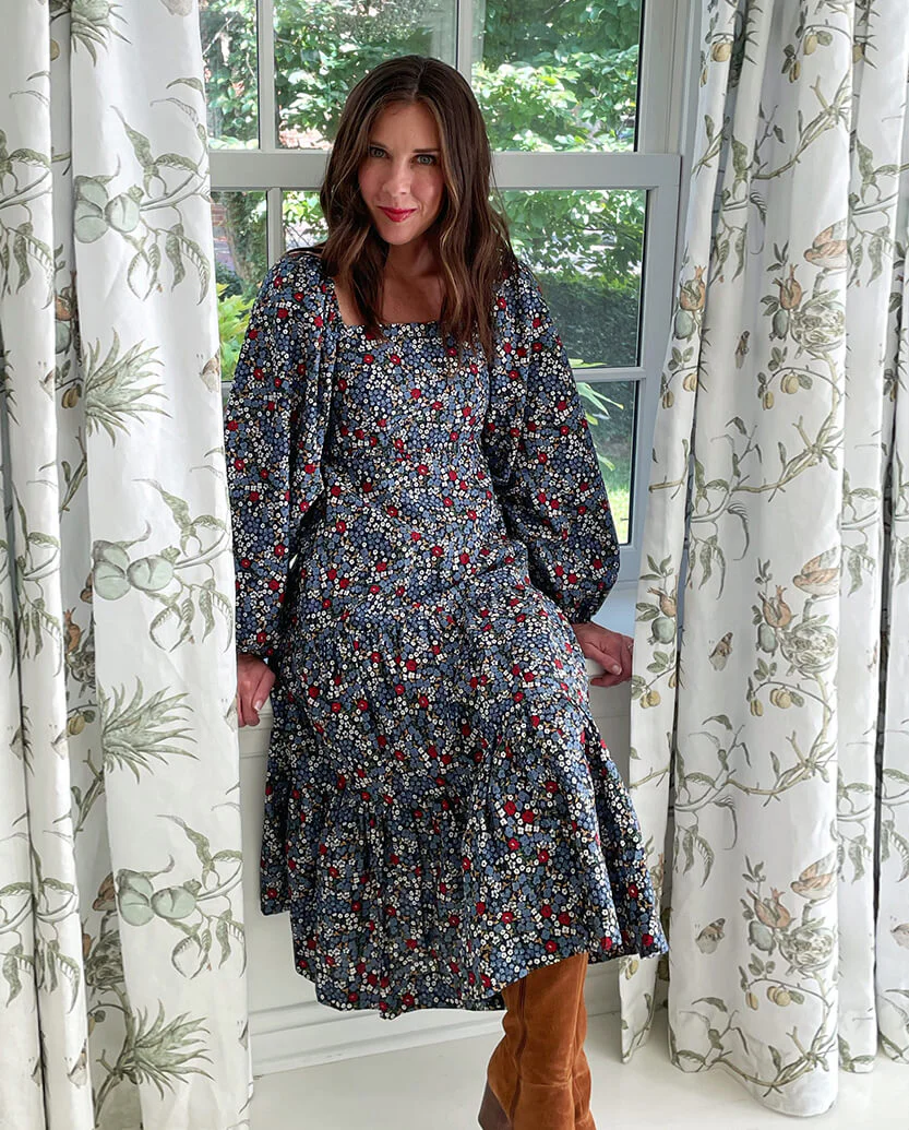 The Tiered Puff Sleeve Dress - Main - Image 2
