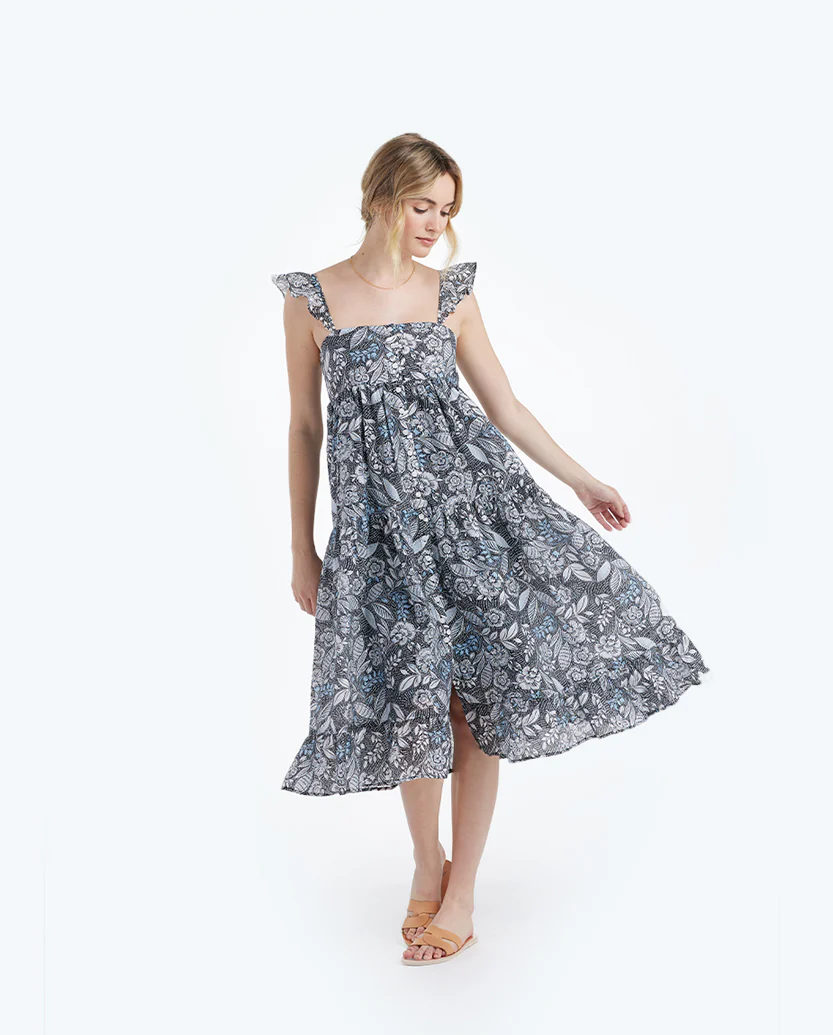 The Tiered Ruffle Midi Dress - Main - Image 2