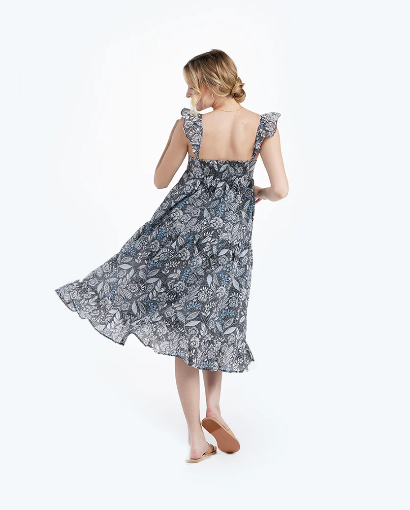 The Tiered Ruffle Midi Dress - Main - Image 3