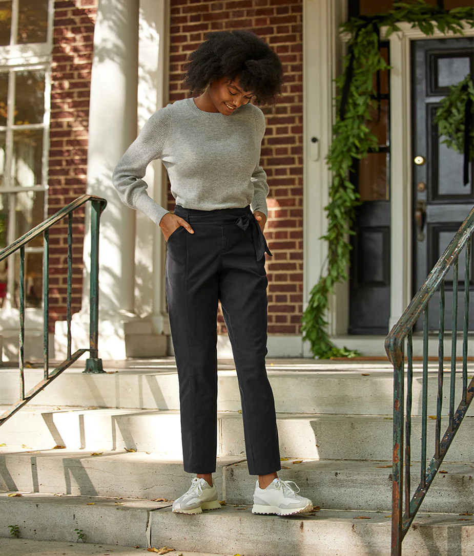 The Timeless Slim Tie-Waist Pant - Main - Image 2