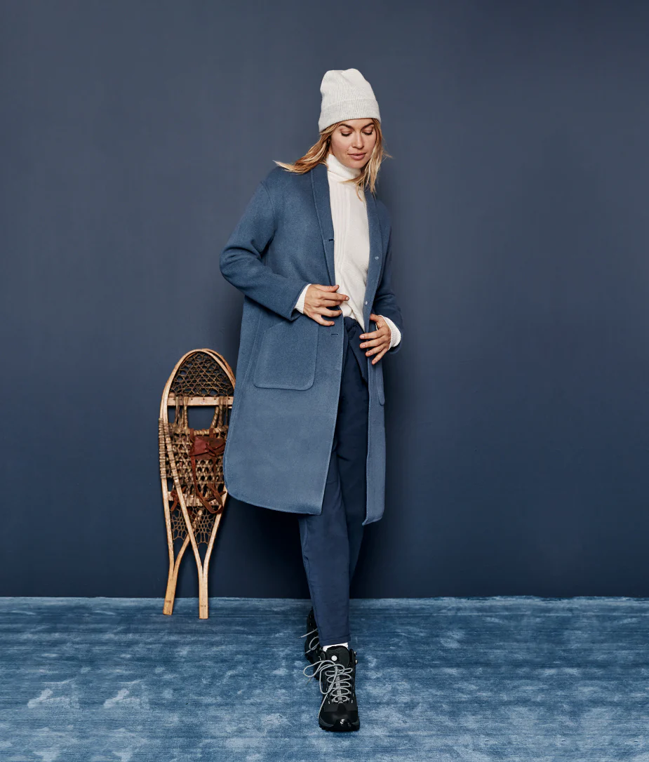 The Warmest Wool Cocoon Coat - Slate - Image 3
